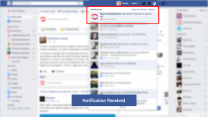 facebook push notification 2nd