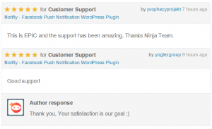Notifly Reviews on Ninja Team Support