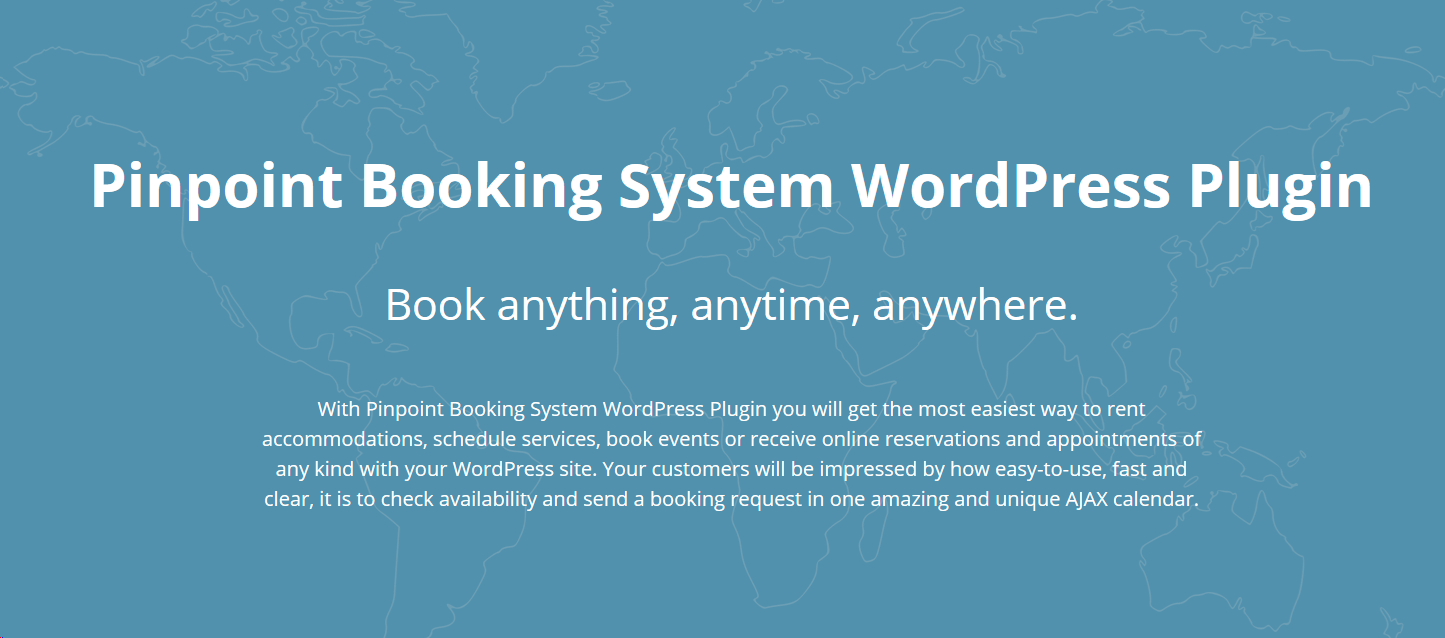 Pinpoint Booking System - wordpress booking plugins