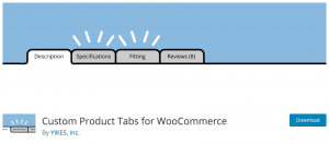 Custom Product Tabs for WooCommerce product page