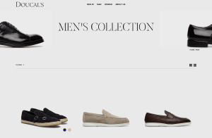 Doucal shoes shop page by WooCommerce