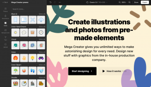 Mega Creator design tool by icons8