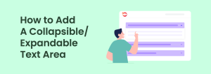 Add Collapsible Expandable Text Area
