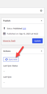 sync document now